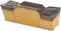 Iscar - 6004HFPR Grade IC8250, 6mm Cutting Width Carbide Grooving Insert - 3mm Max Depth of Cut, Right Hand, 0.4mm Corner Radius, TiCN/Al2O3/TiN Finish - Apex Tool & Supply