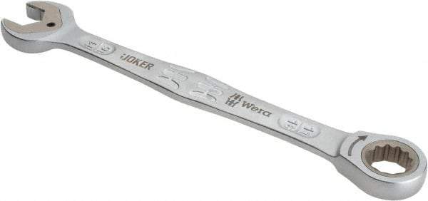 Wera - 11/16" 12 Point Combination Wrench - 9-13/32" OAL, Chrome Molybdenum Steel, Satin Finish - Apex Tool & Supply