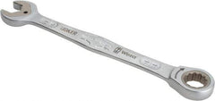 Wera - 11/16" 12 Point Combination Wrench - 9-13/32" OAL, Chrome Molybdenum Steel, Satin Finish - Apex Tool & Supply