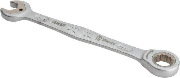 Wera - 5/8" 12 Point Combination Wrench - 8-15/32" OAL, Chrome Molybdenum Steel, Satin Finish - Apex Tool & Supply