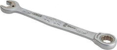 Wera - 1/2" 12 Point Combination Wrench - 7-5/64" OAL, Chrome Molybdenum Steel, Satin Finish - Apex Tool & Supply