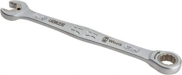 Wera - 7/16" 12 Point Combination Wrench - 6-5/8" OAL, Chrome Molybdenum Steel, Satin Finish - Apex Tool & Supply