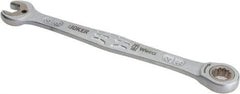 Wera - 3/8" 12 Point Combination Wrench - 6-23/64" OAL, Chrome Molybdenum Steel, Satin Finish - Apex Tool & Supply