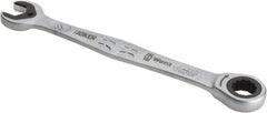 Wera - 12mm 12 Point Combination Wrench - 6-3/4" OAL, Chrome Molybdenum Steel, Satin Finish - Apex Tool & Supply