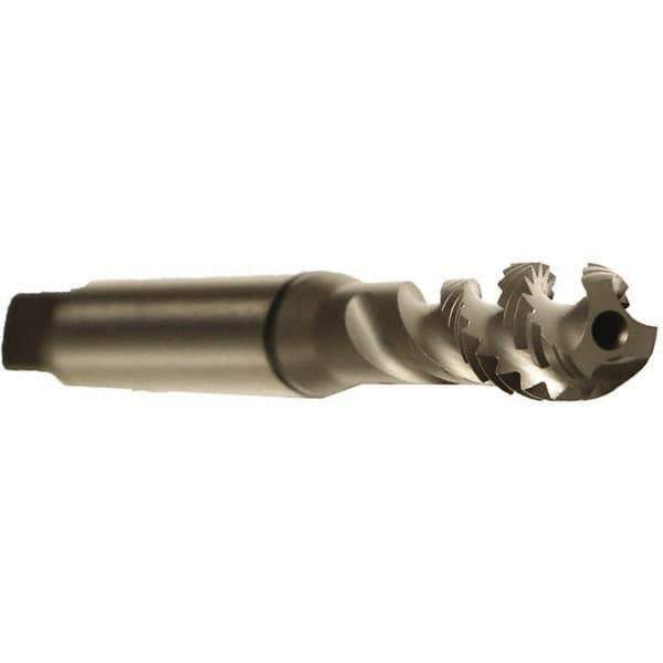 Emuge - 3/8-24 UNF 3 Flute 2B Modified Bottoming Spiral Flute Tap - Cobalt, GLT-1 Finish, 3.937" OAL, Right Hand Flute, Right Hand Thread, Series Enorm - Apex Tool & Supply