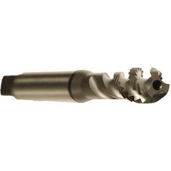 Emuge - 3/8-24 UNF 3 Flute 2B Modified Bottoming Spiral Flute Tap - Cobalt, GLT-1 Finish, 3.937" OAL, Right Hand Flute, Right Hand Thread, Series Enorm - Apex Tool & Supply