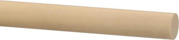 Made in USA - 2 Inch Diameter x 48 Inch Long, Kevlar and Nylon Rubber Rod - 16 psi Tensile Strength, 300°F - Apex Tool & Supply