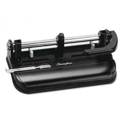 Swingline - Paper Punches Type: 32 Sheet Two-to-Seven Hole Punch Color: Black - Apex Tool & Supply