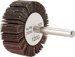 Tru-Maxx - 2" Diam x 3/4" Face Width, Fine Aluminum Oxide Coated Mounted Flap Wheel - Apex Tool & Supply