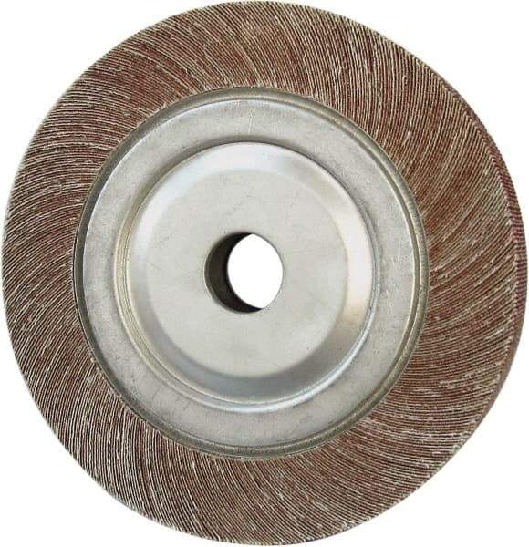 Tru-Maxx - 3-1/2" Diam, 40 Grit Aluminum Oxide Unmounted Flap Wheel - 5/8" Hole, 2" Wide, Coated, Coarse Grade, 8,000 Max RPM - Apex Tool & Supply