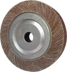 Tru-Maxx - 6" Diam, 60 Grit Aluminum Oxide Unmounted Flap Wheel - 1" Hole, 2" Wide, Coated, Medium Grade, 6,000 Max RPM - Apex Tool & Supply