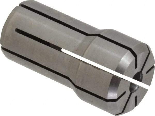 Parlec - 13/64 Inch, 3/16 to 13/64 Inch Collet Capacity, Series DA100 Double Angle Collet - 1-7/16 Inch Overall Length, 0.769 Inch Overall Diameter - Exact Industrial Supply