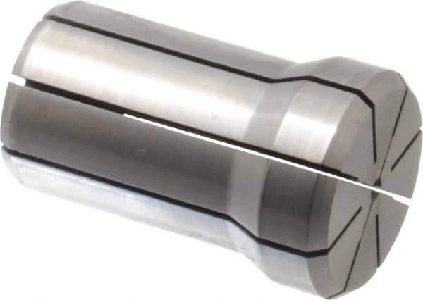 Parlec - 5/64 Inch, 1/16 to 5/64 Inch Collet Capacity, Series DA180 Double Angle Collet - 1.639 Inch Overall Length, 1.025 Inch Overall Diameter - Exact Industrial Supply