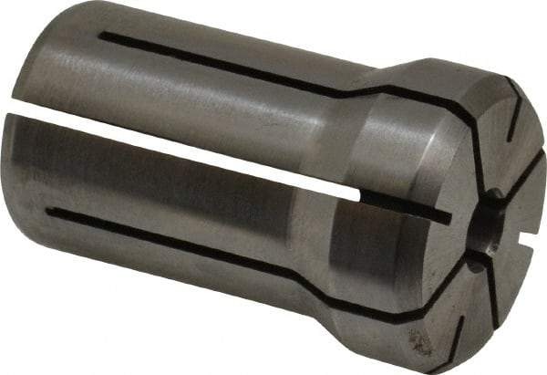 Parlec - 17/64 Inch, 1/4 to 17/64 Inch Collet Capacity, Series DA180 Double Angle Collet - 1.639 Inch Overall Length, 1.025 Inch Overall Diameter - Exact Industrial Supply