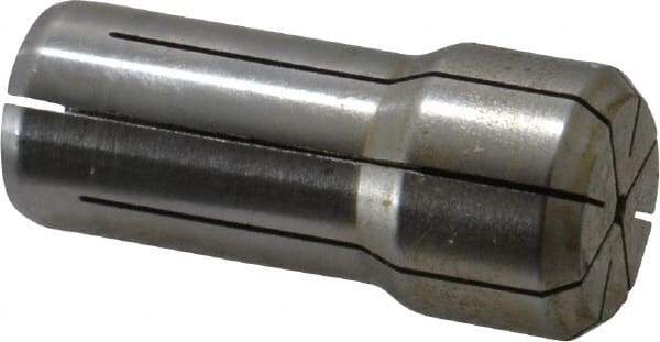 Parlec - 3/64 Inch, 1/32 to 3/64 Inch Collet Capacity, Series DA200 Double Angle Collet - 1-3/16 Inch Overall Length, 0.539 Inch Overall Diameter - Exact Industrial Supply