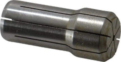 Parlec - 3/64 Inch, 1/32 to 3/64 Inch Collet Capacity, Series DA200 Double Angle Collet - 1-3/16 Inch Overall Length, 0.539 Inch Overall Diameter - Exact Industrial Supply
