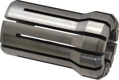 Parlec - 1/16 Inch, 3/64 to 1/16 Inch Collet Capacity, Series DA300 Double Angle Collet - 1 Inch Overall Length, 3/8 Inch Overall Diameter - Exact Industrial Supply