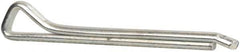 Made in USA - 1/4" Diam x 2-1/2" Long Hammerlock Cotter Pin - Grade 2, Zinc-Plated, Steel - Apex Tool & Supply