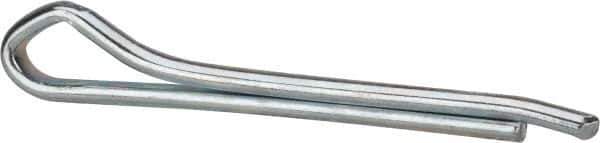 Made in USA - 5/16" Diam x 2-1/2" Long Hammerlock Cotter Pin - Grade 2, Zinc-Plated, Steel - Apex Tool & Supply