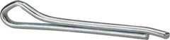 Made in USA - 5/16" Diam x 2-1/2" Long Hammerlock Cotter Pin - Grade 2, Zinc-Plated, Steel - Apex Tool & Supply