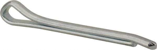 Made in USA - 5/16" Diam x 3" Long Hammerlock Cotter Pin - Grade 2, Zinc-Plated, Steel - Apex Tool & Supply