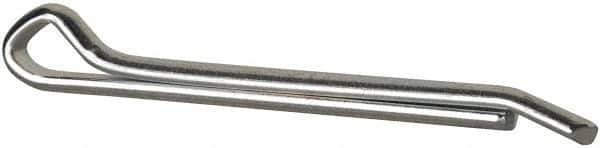 Made in USA - 3/8" Diam x 4" Long Hammerlock Cotter Pin - Grade 2, Zinc-Plated, Steel - Apex Tool & Supply