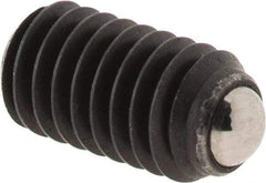 Gibraltar - 8mm OAL, Steel, Headless Rolling Ball End Clamping Screw - 786 Lb Max Load, 2.5mm Ball Diam - Apex Tool & Supply