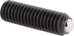 Gibraltar - 20.8mm OAL, Steel, Headless Rolling Ball End Clamping Screw - 2,023 Lb Max Load, 4mm Ball Diam - Apex Tool & Supply