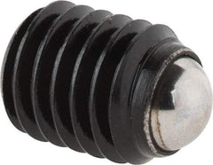 Gibraltar - 11.2mm OAL, Steel, Headless Rolling Ball End Clamping Screw - 3,272 Lb Max Load, 5.5mm Ball Diam - Apex Tool & Supply