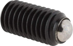 Gibraltar - 17.2mm OAL, Steel, Headless Rolling Ball End Clamping Screw - 3,272 Lb Max Load, 5.5mm Ball Diam - Apex Tool & Supply
