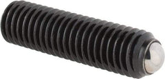 Gibraltar - 31.2mm OAL, Steel, Headless Rolling Ball End Clamping Screw - 3,272 Lb Max Load, 5.5mm Ball Diam - Apex Tool & Supply