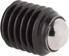 Gibraltar - 13.7mm OAL, Steel, Headless Rolling Ball End Clamping Screw - 4,496 Lb Max Load, 7mm Ball Diam - Apex Tool & Supply