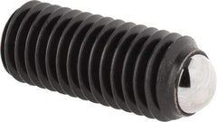 Gibraltar - 26.7mm OAL, Steel, Headless Rolling Ball End Clamping Screw - 4,496 Lb Max Load, 7mm Ball Diam - Apex Tool & Supply
