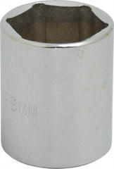 Proto - 1/2" Drive, Standard Hand Socket - 6 Points, 1-3/4" OAL, Chrome Finish - Apex Tool & Supply