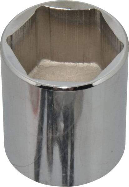 Proto - 1/2" Drive, Standard Hand Socket - 6 Points, 1-3/4" OAL, Chrome Finish - Apex Tool & Supply