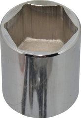 Proto - 1/2" Drive, Standard Hand Socket - 6 Points, 1-3/4" OAL, Chrome Finish - Apex Tool & Supply