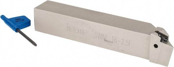 Iscar - SVJN, Left Hand Cut, 1" Shank Height x 1" Shank Width, Negative Rake Indexable Turning Toolholder - 6" OAL, VN.. Insert Compatibility, Series Isoturn - Apex Tool & Supply
