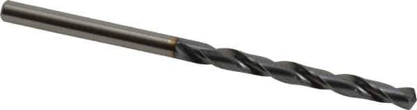 OSG - 5/32" 130° Powdered Metal Jobber Drill - V Finish, Right Hand Cut, Spiral Flute, Straight Shank, 75mm OAL, Standard Point - Apex Tool & Supply