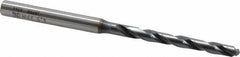OSG - #16 130° Powdered Metal Jobber Drill - V Finish, Right Hand Cut, Spiral Flute, Straight Shank, 91mm OAL, Standard Point - Apex Tool & Supply