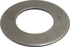 Gardner Spring - #8 Bolt, 0.164" ID, Grade 1074 Steel, Belleville Disc Spring - 0.343" OD, 0.024" High, 0.013" Thick - Apex Tool & Supply