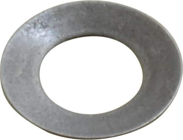 Gardner Spring - 3/16" Bolt, 0.19" ID, Grade 1074 Steel, Belleville Disc Spring - 3/8" OD, 0.027" High, 0.015" Thick - Apex Tool & Supply