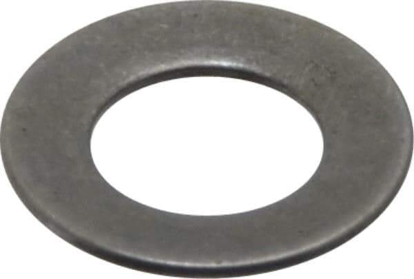 Gardner Spring - #12 Bolt, 0.22" ID, Grade 1074 Steel, Belleville Disc Spring - 7/16" OD, 0.034" High, 0.023" Thick - Apex Tool & Supply