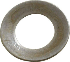 Gardner Spring - 1/4" Bolt, 0.255" ID, Grade 1074 Steel, Belleville Disc Spring - 1/2" OD, 0.036" High, 0.022" Thick - Apex Tool & Supply