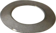 Gardner Spring - 1/8" Bolt, 1/8" ID, Grade 302 Stainless Steel, Belleville Disc Spring - 1/4" OD, 0.017" High, 0.009" Thick - Apex Tool & Supply