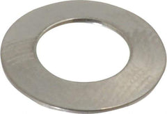 Gardner Spring - 1/4" Bolt, 0.255" ID, Grade 302 Stainless Steel, Belleville Disc Spring - 1/2" OD, 0.034" High, 0.018" Thick - Apex Tool & Supply