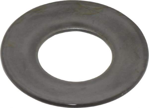 Gardner Spring - 0.4803" ID, Grade 1074 Steel, Belleville Disc Spring - 63/64" OD, 1/16" High, 0.0354" Thick - Apex Tool & Supply