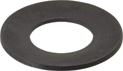 Gardner Spring - 1.2008" ID, Grade 50 CrV Chrome Vanadium Steel, Belleville Disc Spring - 2.3622" OD, 0.185" High, 0.1181" Thick - Apex Tool & Supply