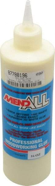 MendAll - 16 oz Bottle Yellow Wood Glue - Apex Tool & Supply