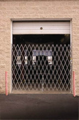 Illinois Engineered Products - 90" High Single Folding Gate - Galvanized Steel, Silver - Apex Tool & Supply