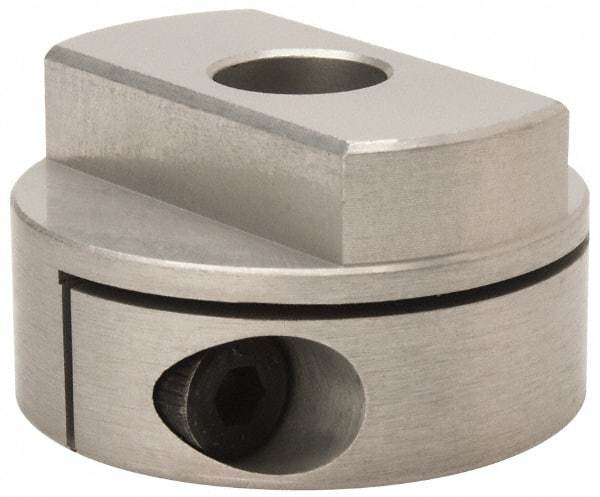 Lovejoy - 3/8" Max Bore Diam, Flexible Oldham Coupling - 1.26" OD, 1.772" OAL, Aluminum Hub with Polyacetal Insert, Order 2 Hubs with Same OD & 1 Insert for Complete Coupling - Apex Tool & Supply
